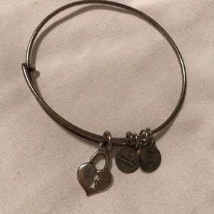 Alex and Ani love lock bracelet